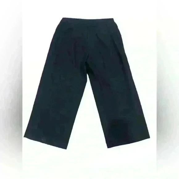 Autres Filles High Waisted Pull On Cropped Wide Leg Stretch Size Large Rayon - Picture 2 of 12